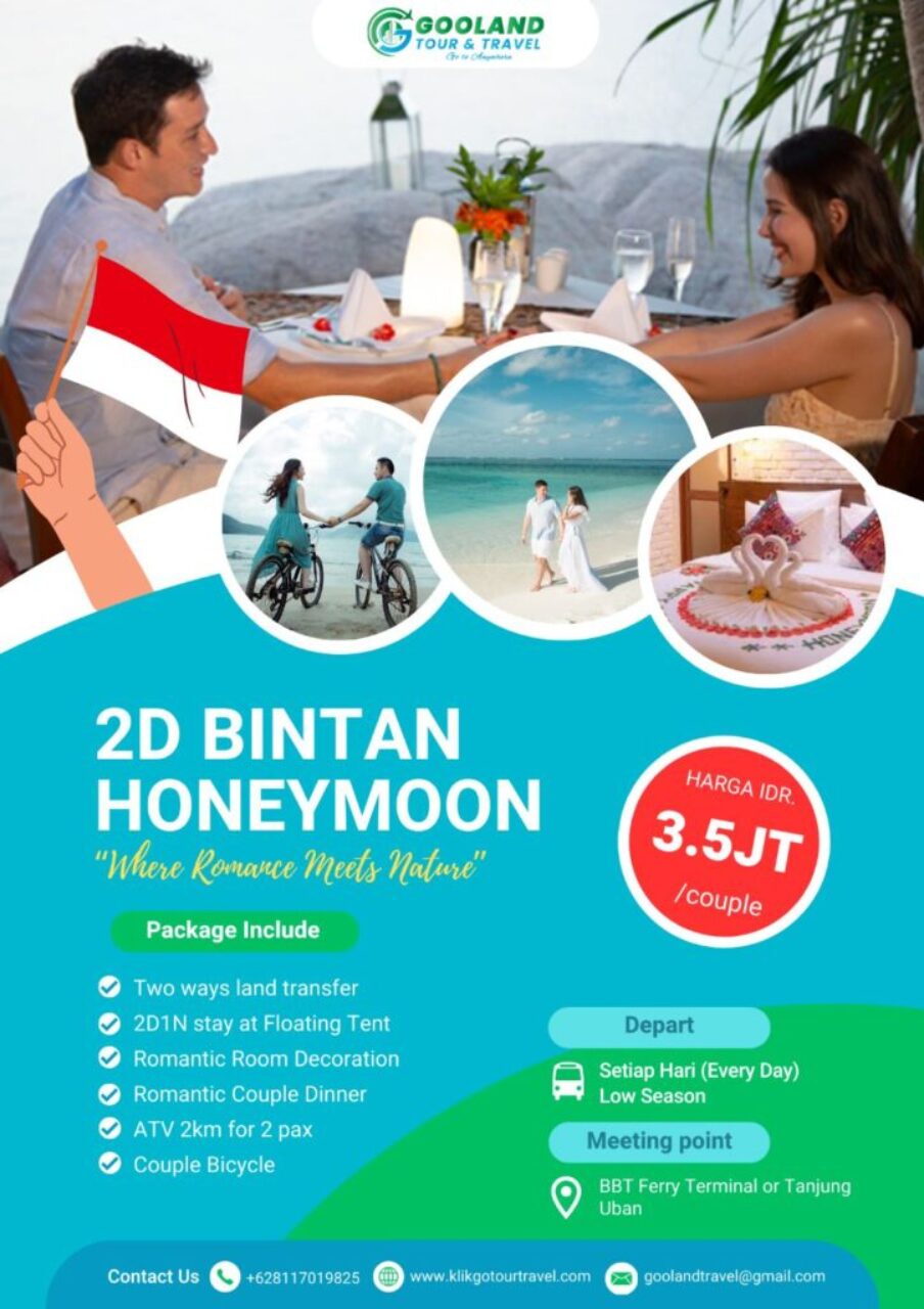 2 days bintan honeymoon