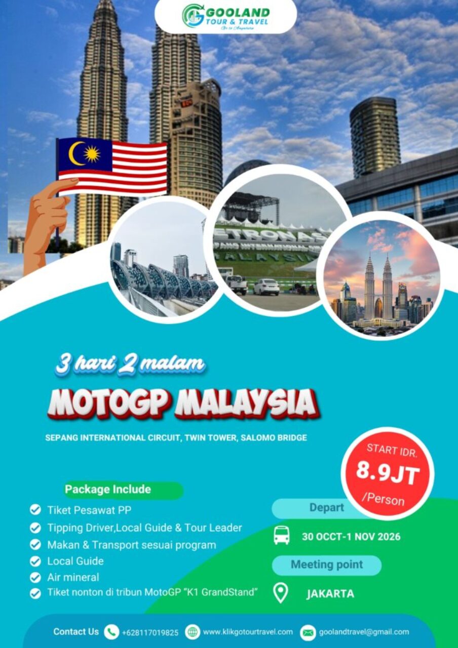 3days moto Gp sepang Malaysia