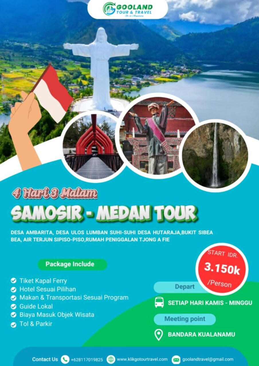 4 hari samosir medan tour