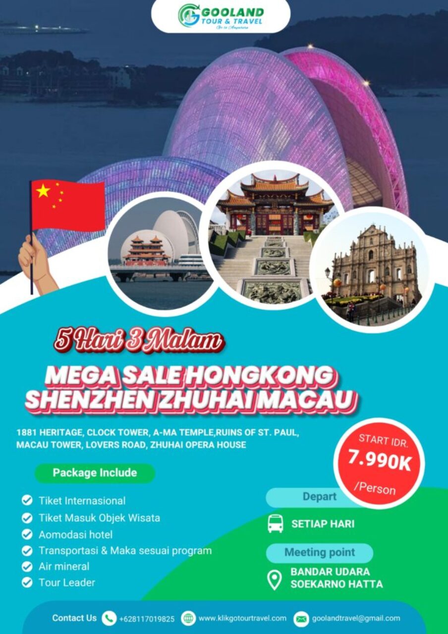 5hari mega sale hongkong shenzhen zhuhai macau