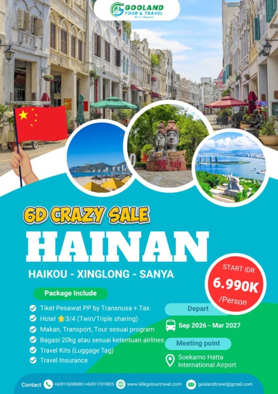 6 days hainan tour